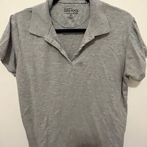 Galaxy By Harvic Men's Polo in Light Gray